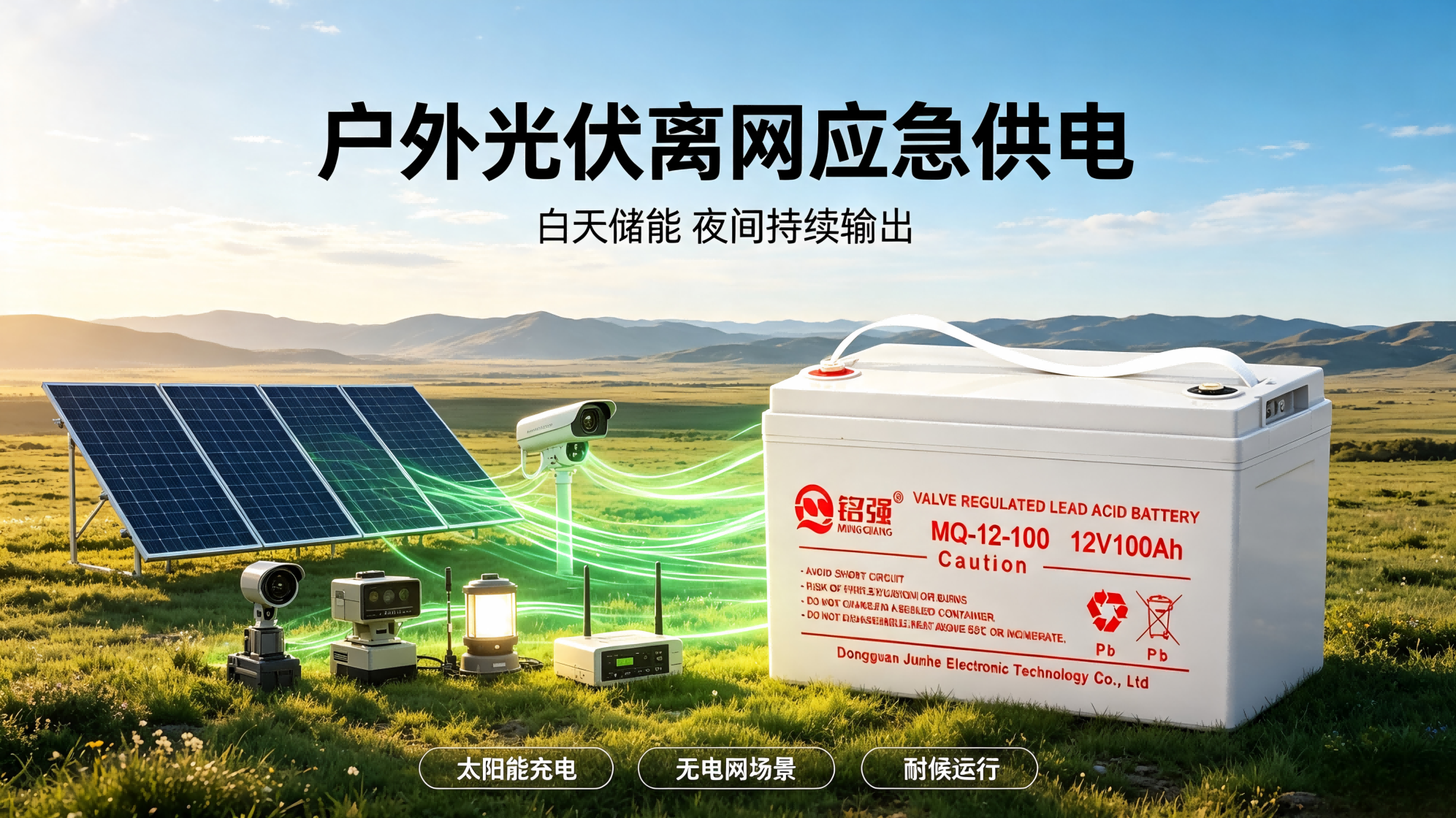 Outdoor Off-Grid Photovoltaic Emergency Power Supply