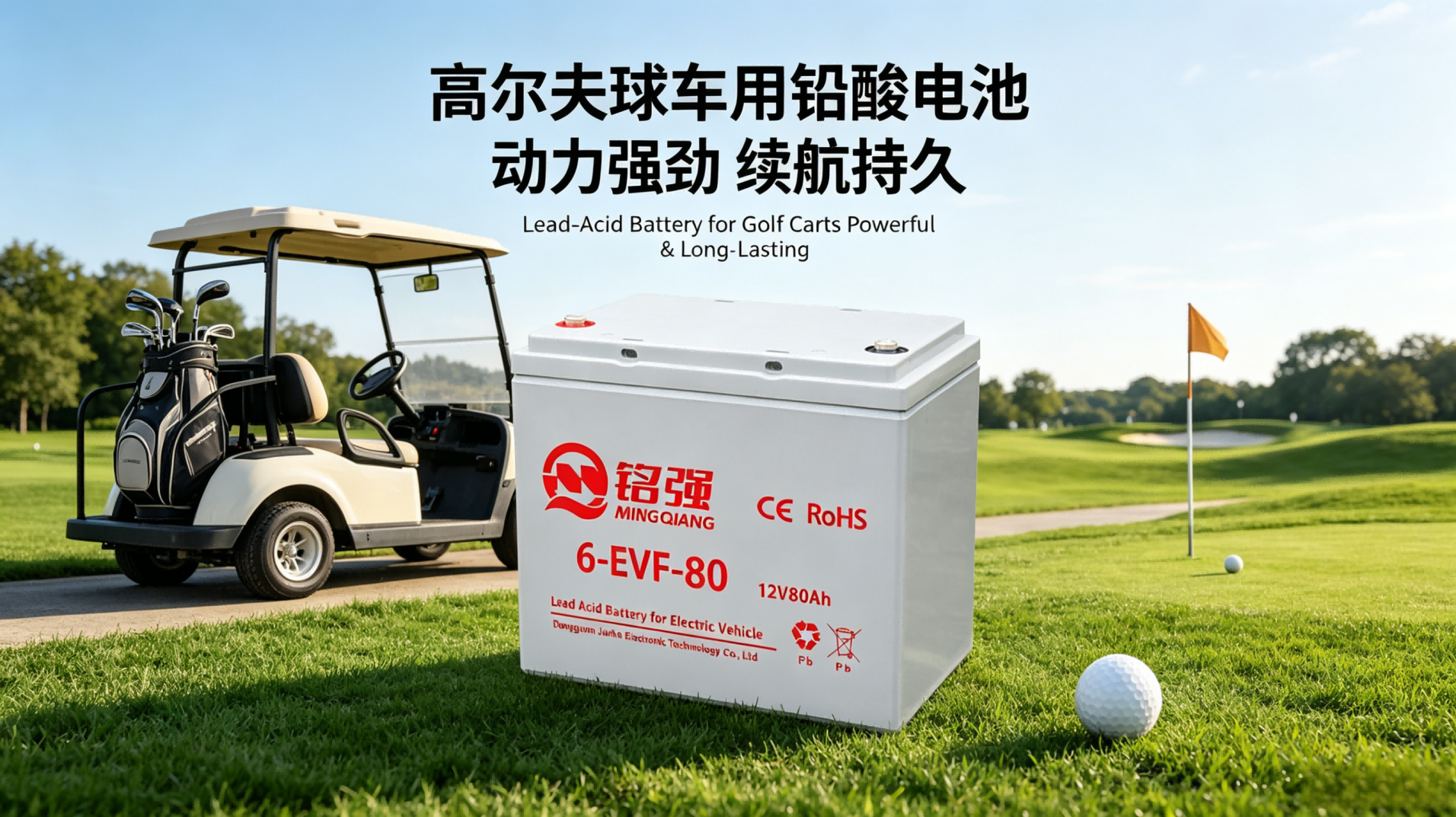 高尔夫球车专用铅酸电池