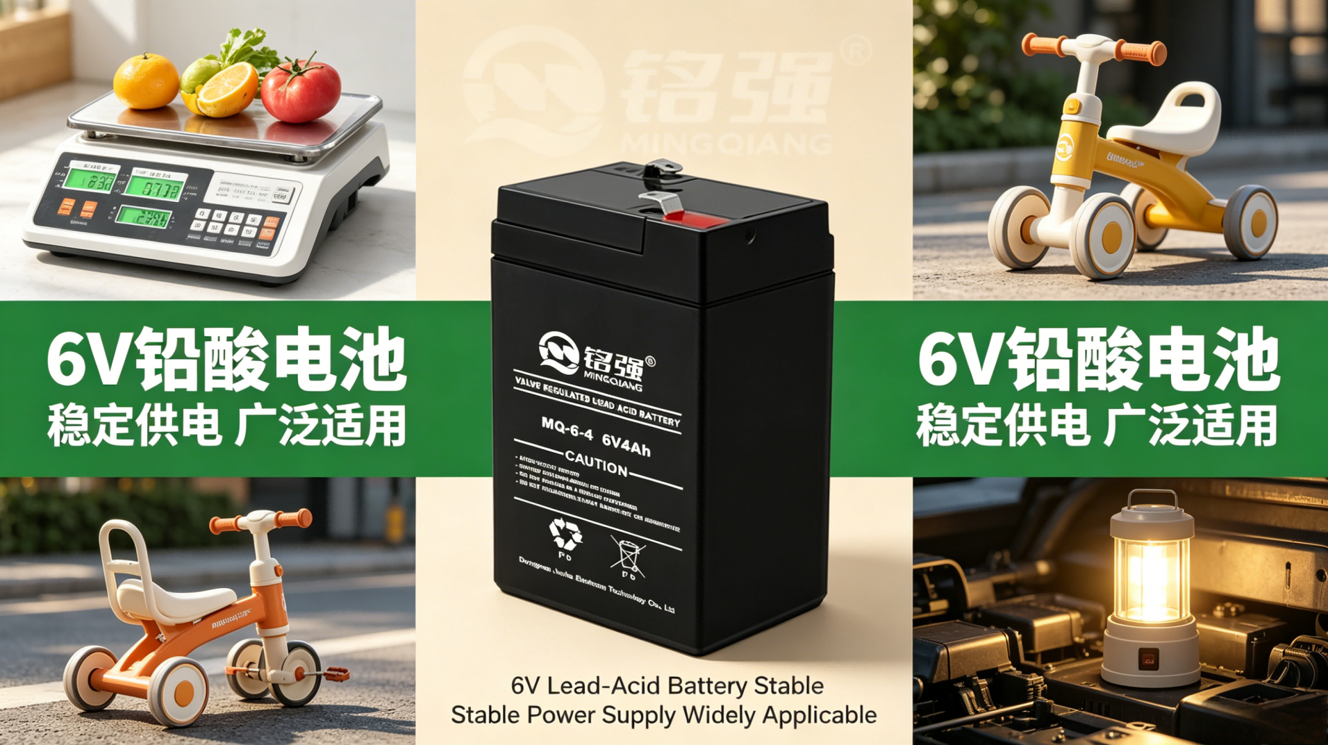 6V 密封铅酸电池多场景专用电源